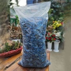 Renkli Ağaç Yongası Mavi Renkli