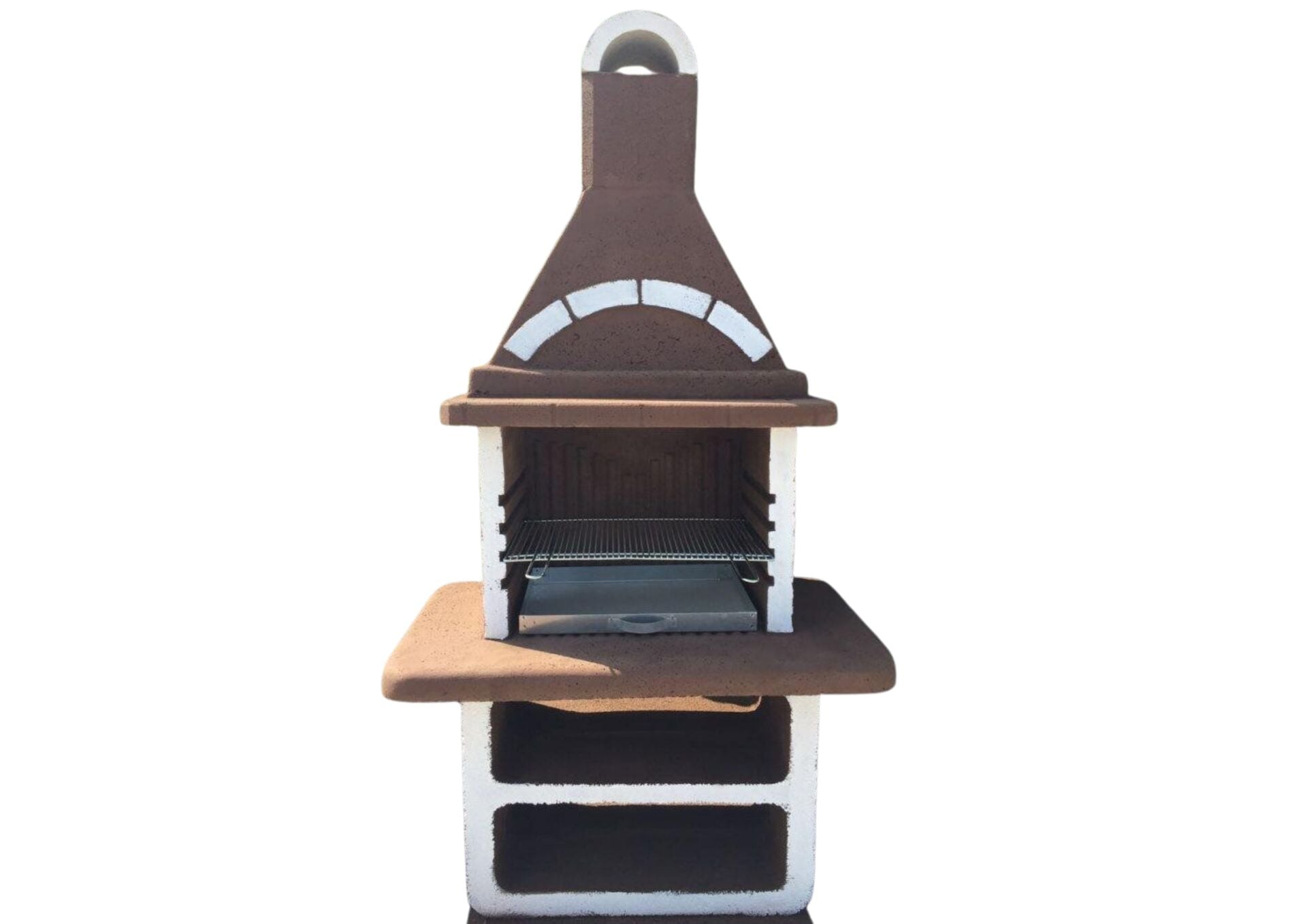 Beton Barbekü Mangal Raflı (Vega Mangal)