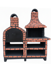 Beton Barbekü Fırın (Vega Mix İkili Set)